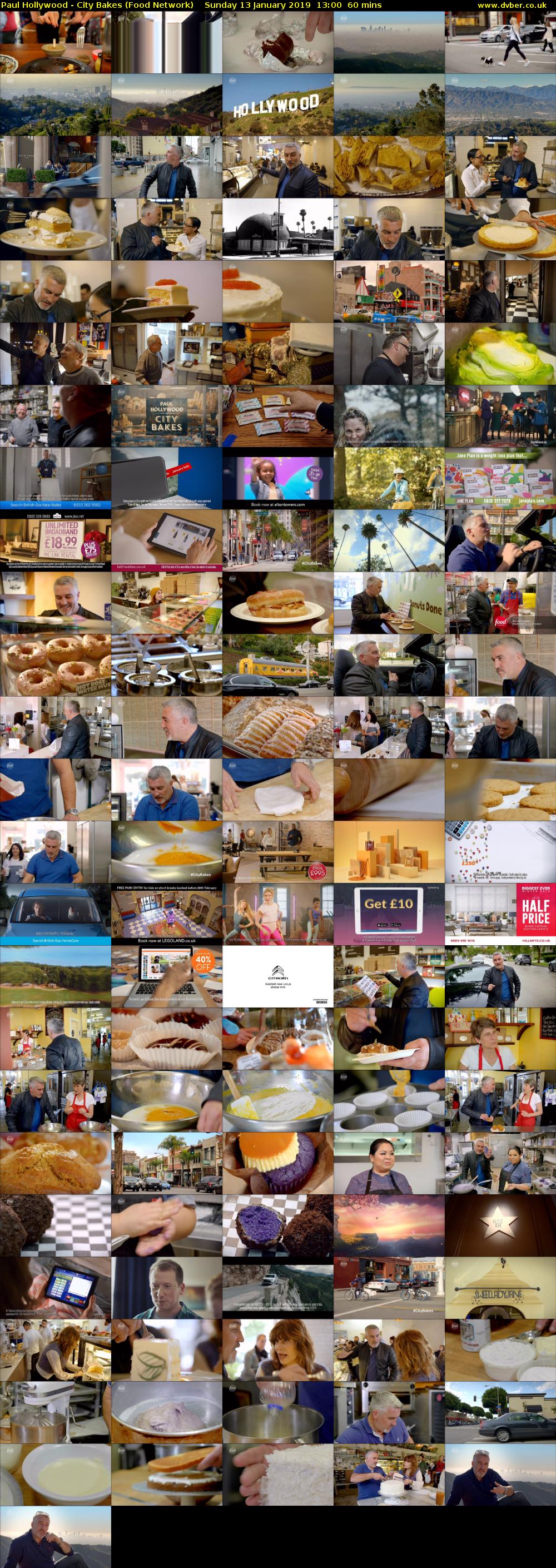 Paul Hollywood - City Bakes (Food Network) Sunday 13 January 2019 13:00 - 14:00