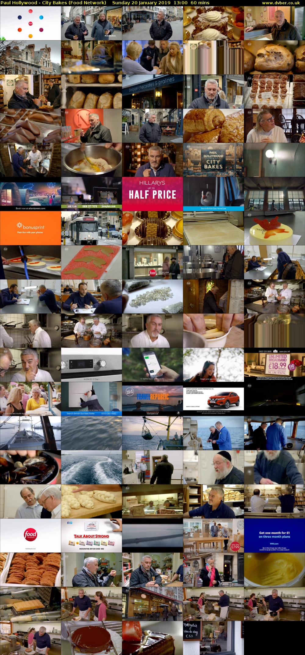 Paul Hollywood - City Bakes (Food Network) Sunday 20 January 2019 13:00 - 14:00