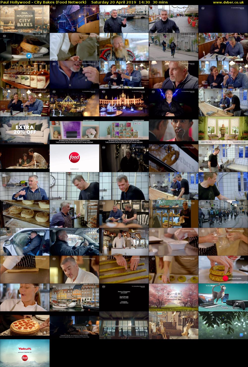 Paul Hollywood - City Bakes (Food Network) Saturday 20 April 2019 14:30 - 15:00