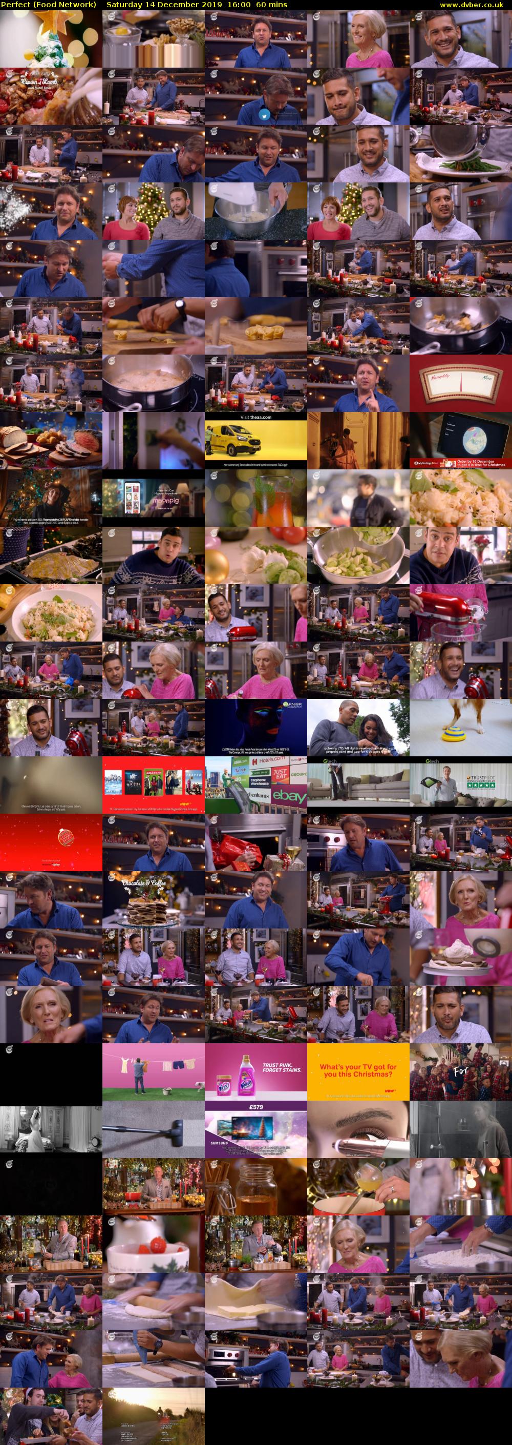 Perfect (Food Network) Saturday 14 December 2019 16:00 - 17:00