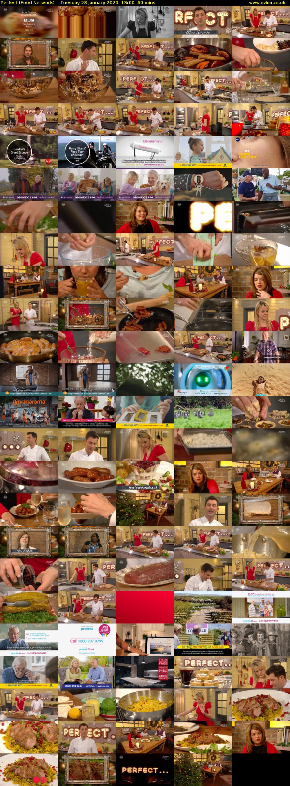 Perfect (Food Network) Tuesday 28 January 2020 13:00 - 14:00