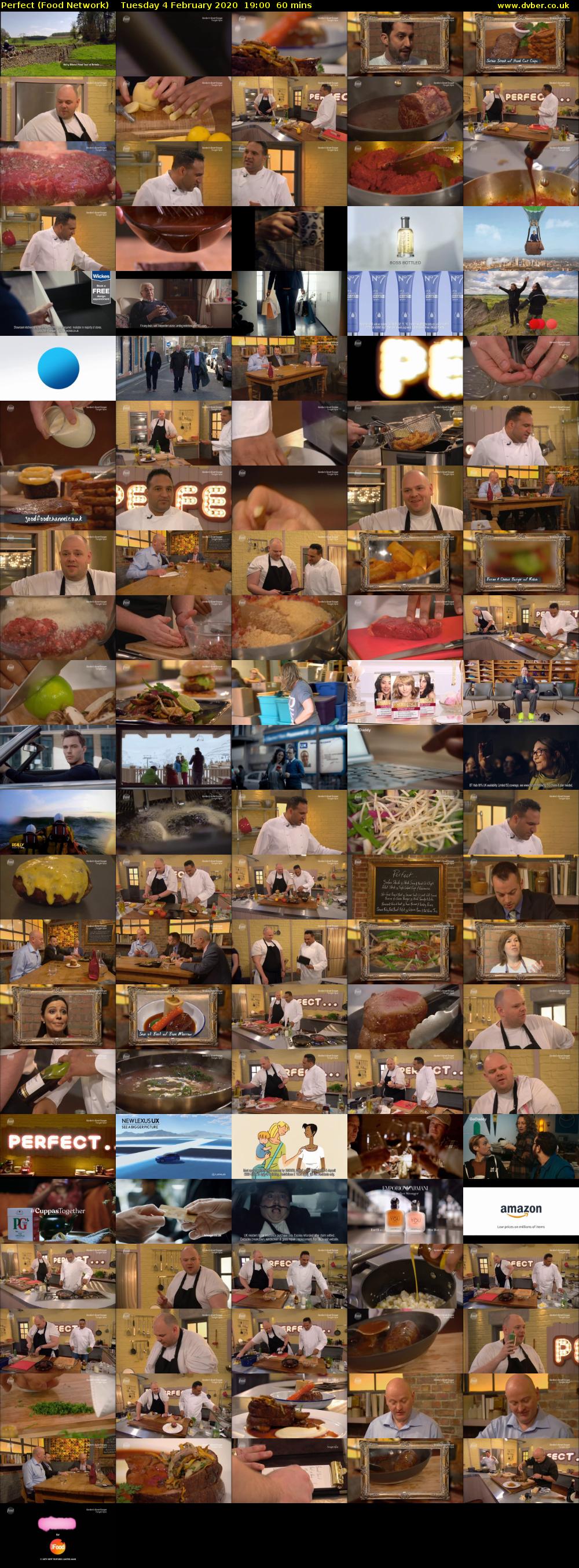 Perfect (Food Network) Tuesday 4 February 2020 19:00 - 20:00