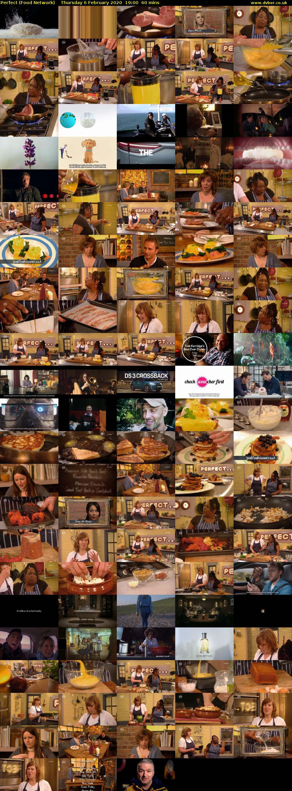 Perfect (Food Network) Thursday 6 February 2020 19:00 - 20:00