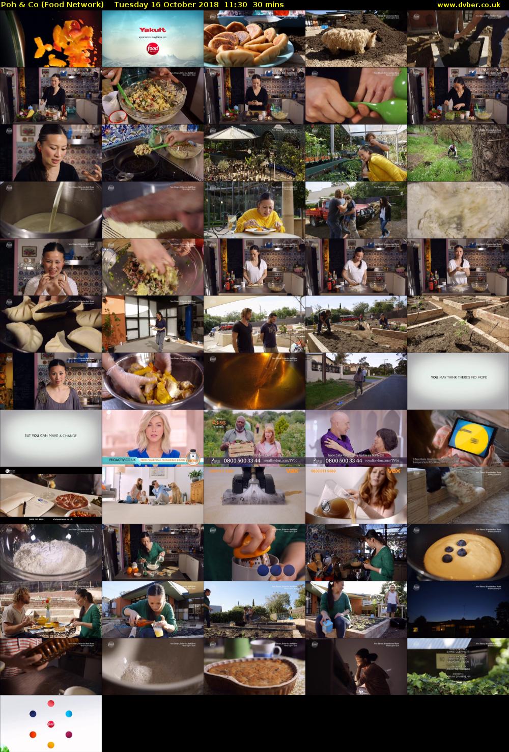 Poh & Co (Food Network) Tuesday 16 October 2018 11:30 - 12:00