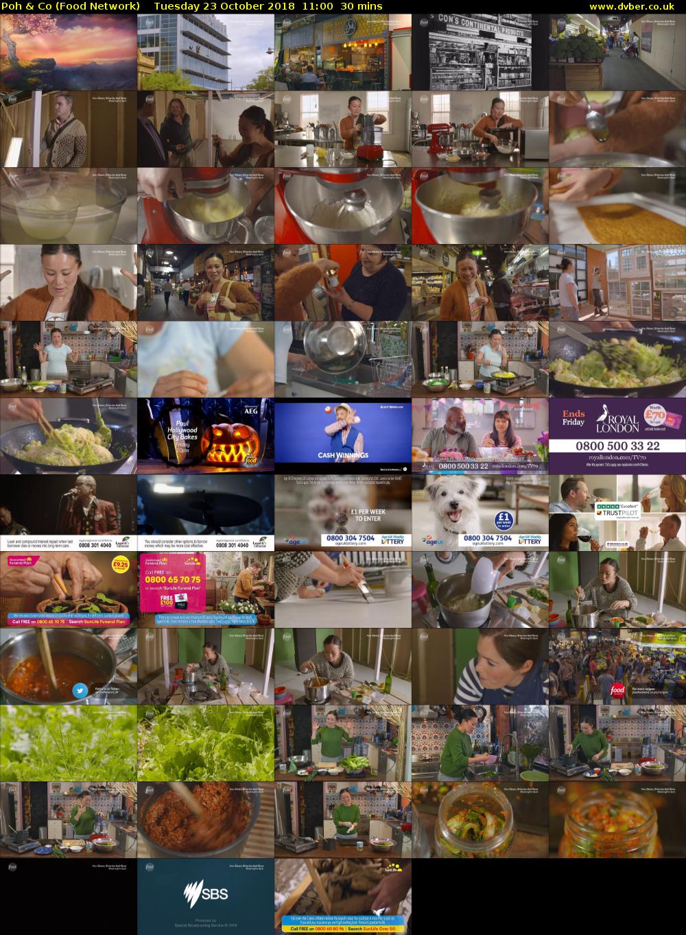 Poh & Co (Food Network) Tuesday 23 October 2018 11:00 - 11:30