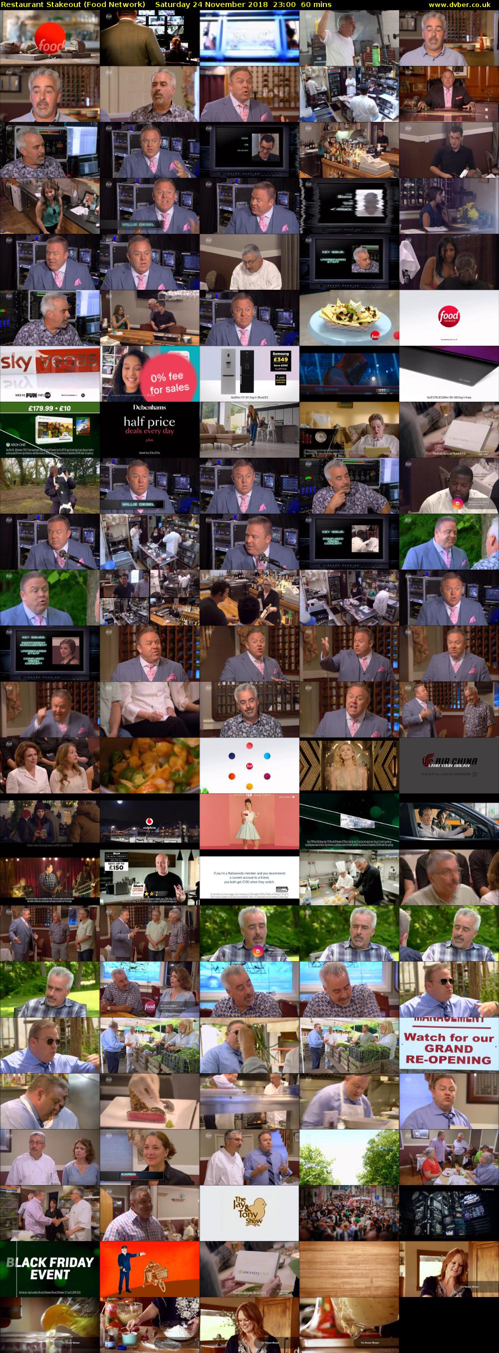 Restaurant Stakeout (Food Network) Saturday 24 November 2018 23:00 - 00:00