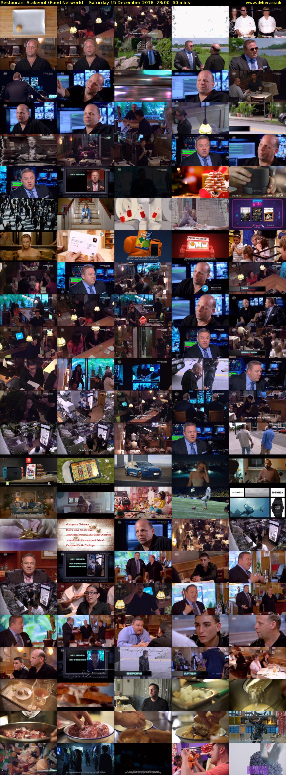 Restaurant Stakeout (Food Network) Saturday 15 December 2018 23:00 - 00:00