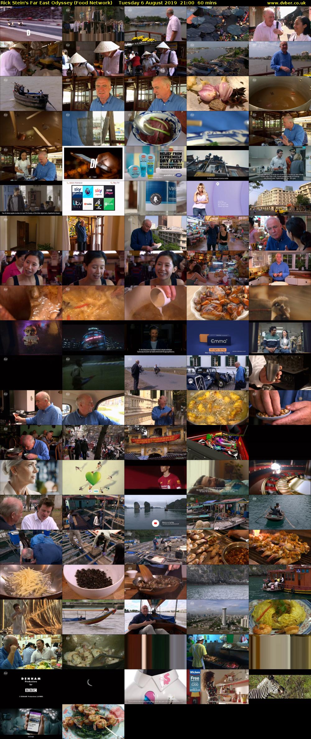 Rick Stein's Far East Odyssey (Food Network) Tuesday 6 August 2019 21:00 - 22:00