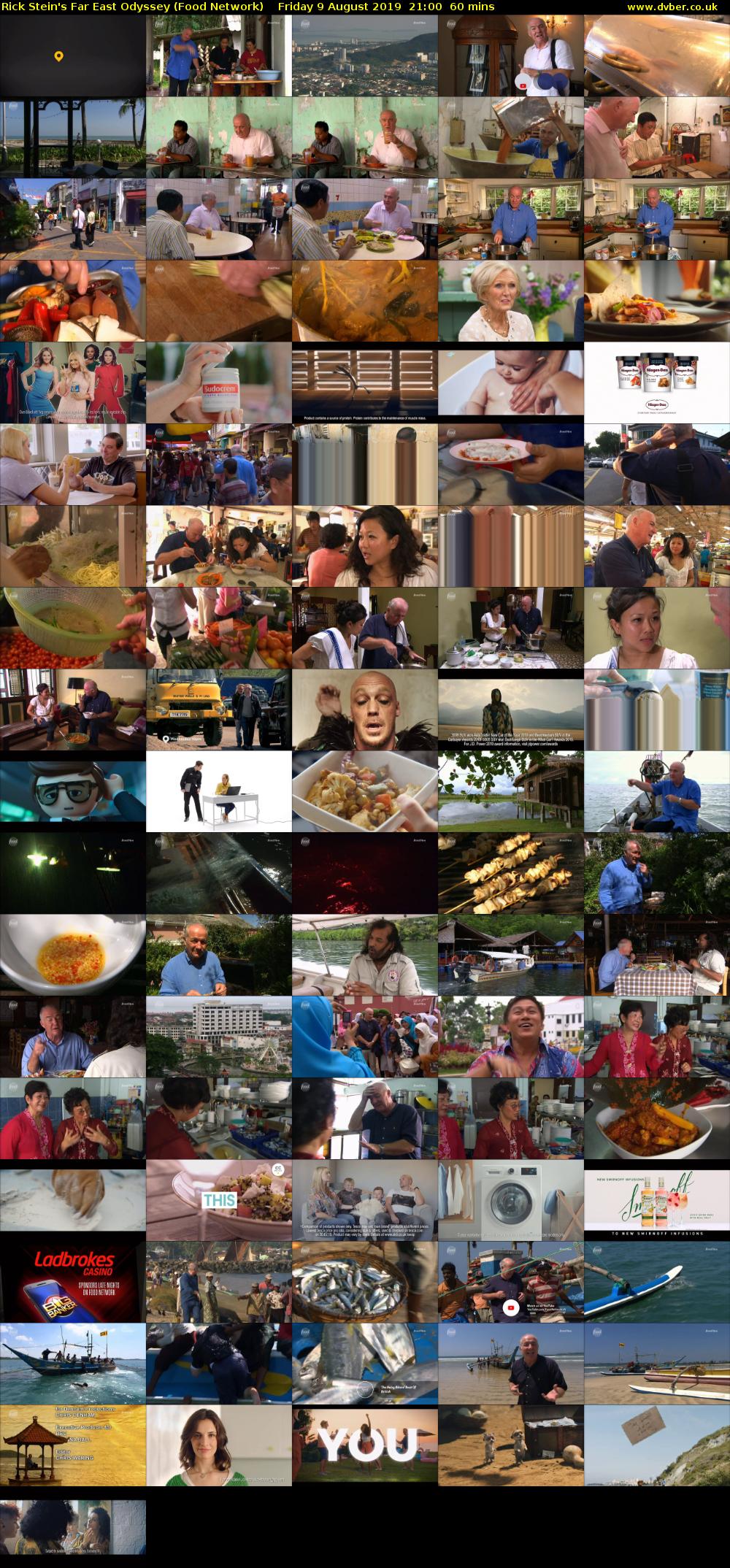 Rick Stein's Far East Odyssey (Food Network) Friday 9 August 2019 21:00 - 22:00