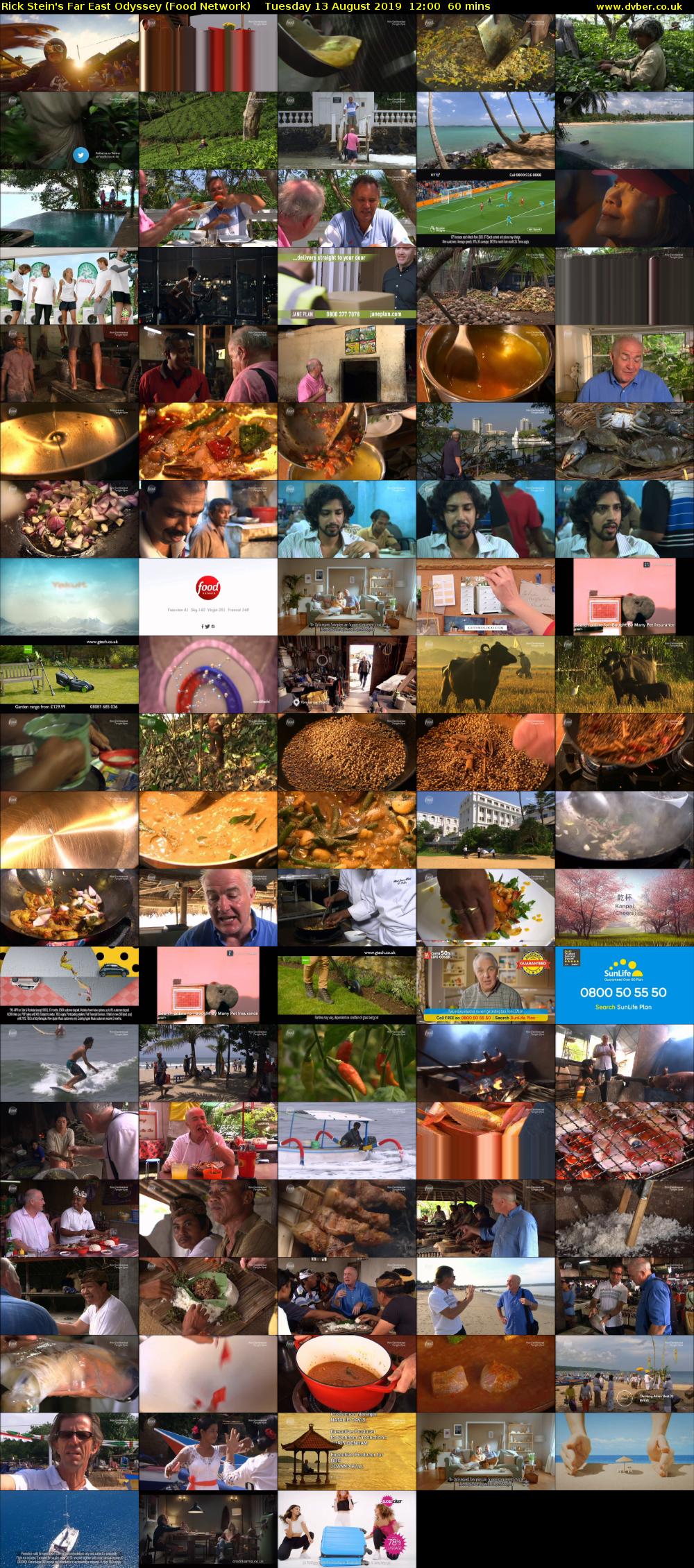 Rick Stein's Far East Odyssey (Food Network) Tuesday 13 August 2019 12:00 - 13:00
