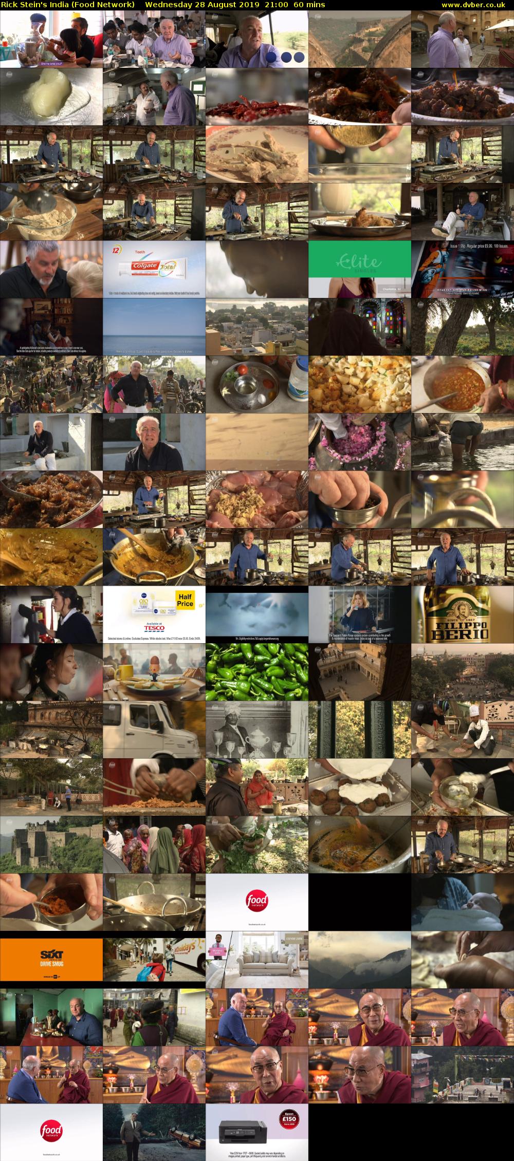 Rick Stein's India (Food Network) Wednesday 28 August 2019 21:00 - 22:00