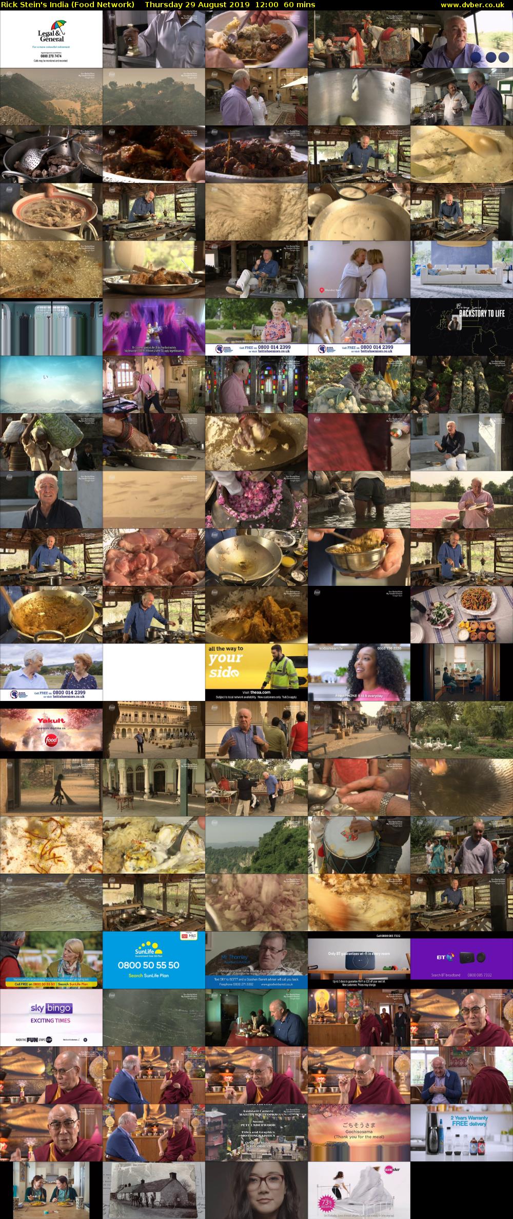 Rick Stein's India (Food Network) Thursday 29 August 2019 12:00 - 13:00