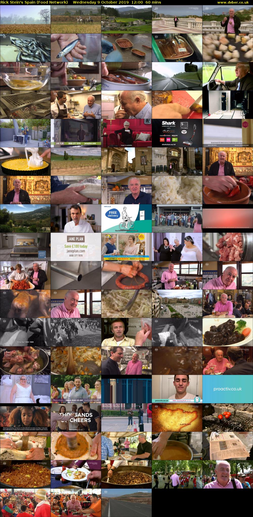 Rick Stein's Spain (Food Network) Wednesday 9 October 2019 12:00 - 13:00