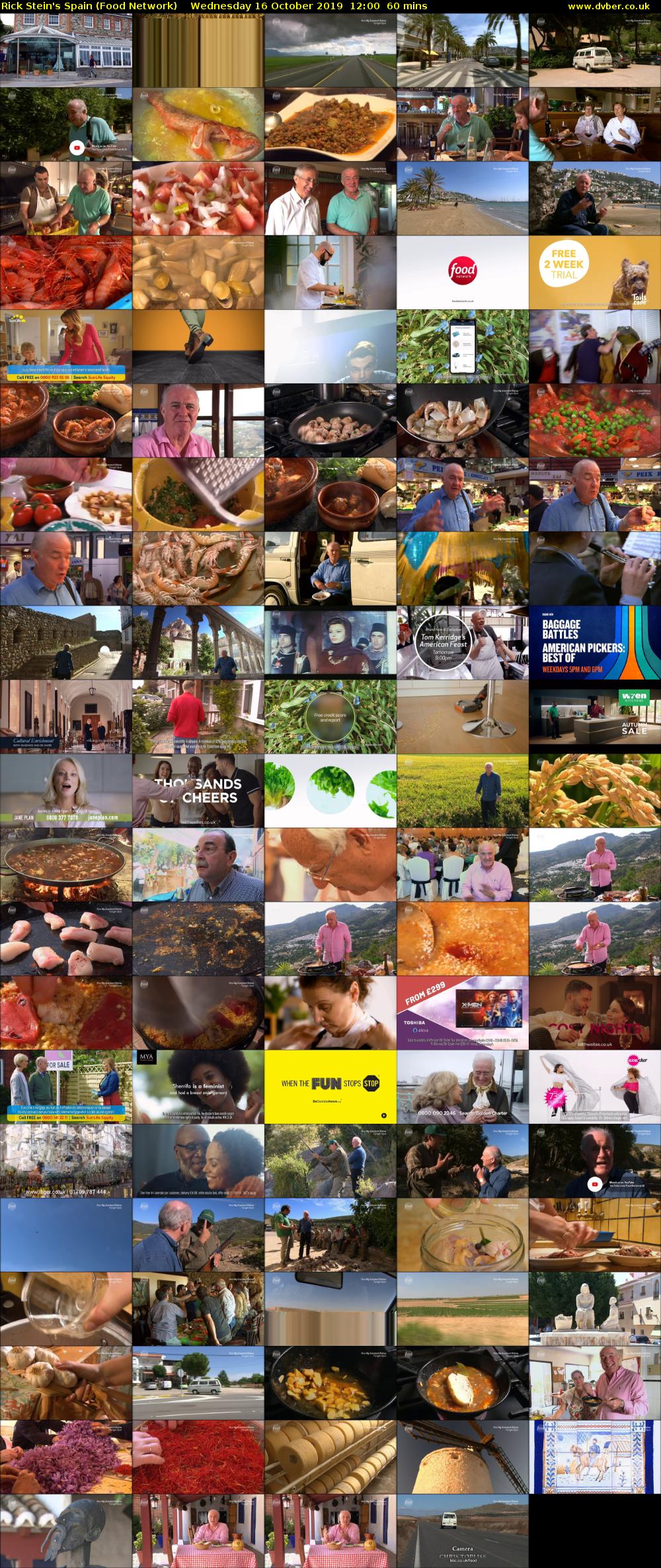 Rick Stein's Spain (Food Network) Wednesday 16 October 2019 12:00 - 13:00