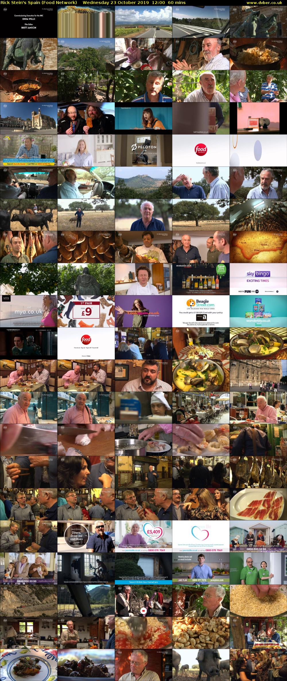 Rick Stein's Spain (Food Network) Wednesday 23 October 2019 12:00 - 13:00