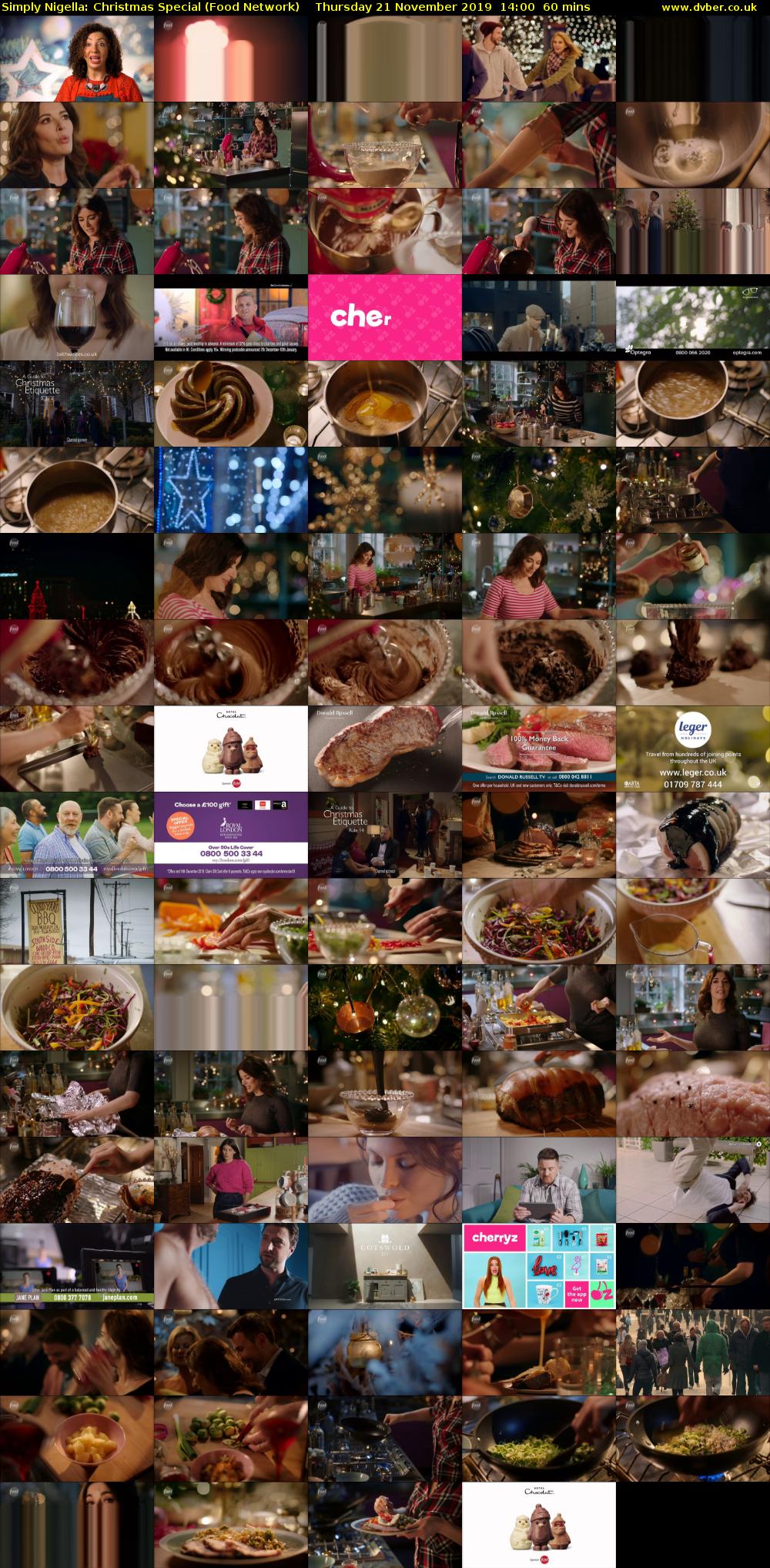 Simply Nigella: Christmas Special (Food Network) Thursday 21 November 2019 14:00 - 15:00