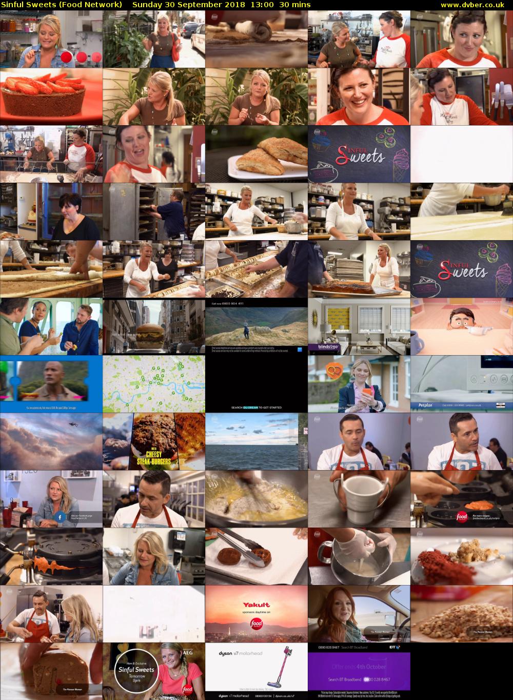 Sinful Sweets (Food Network) Sunday 30 September 2018 13:00 - 13:30