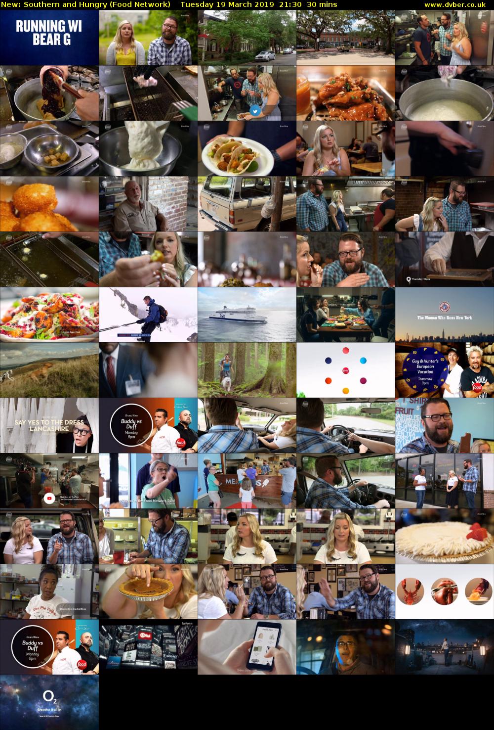 Southern and Hungry (Food Network) Tuesday 19 March 2019 21:30 - 22:00