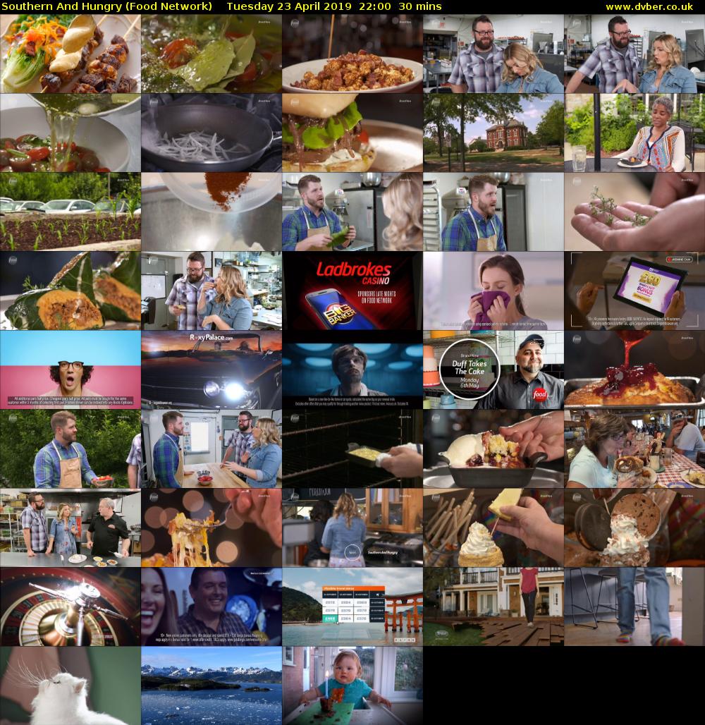 Southern and Hungry (Food Network) Tuesday 23 April 2019 22:00 - 22:30