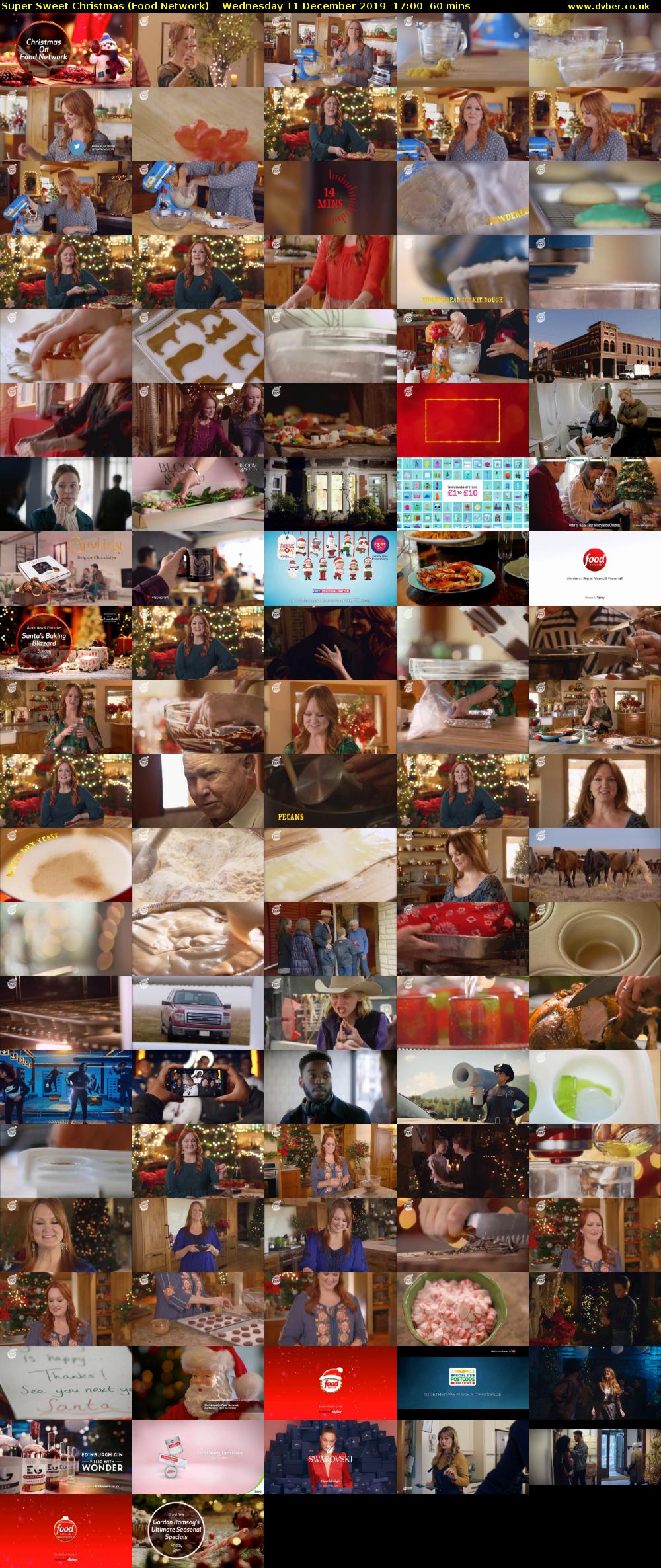 Super Sweet Christmas (Food Network) Wednesday 11 December 2019 17:00 - 18:00
