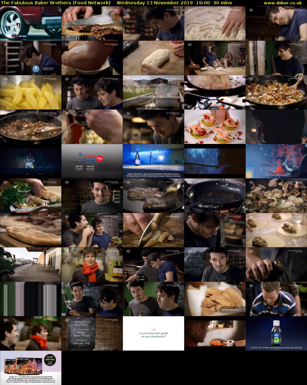 The Fabulous Baker Brothers (Food Network) Wednesday 13 November 2019 19:00 - 19:30