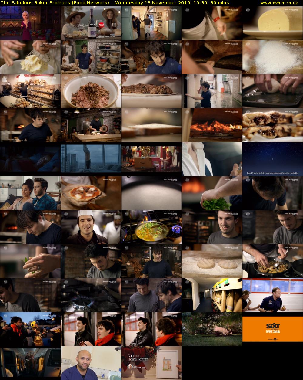 The Fabulous Baker Brothers (Food Network) Wednesday 13 November 2019 19:30 - 20:00