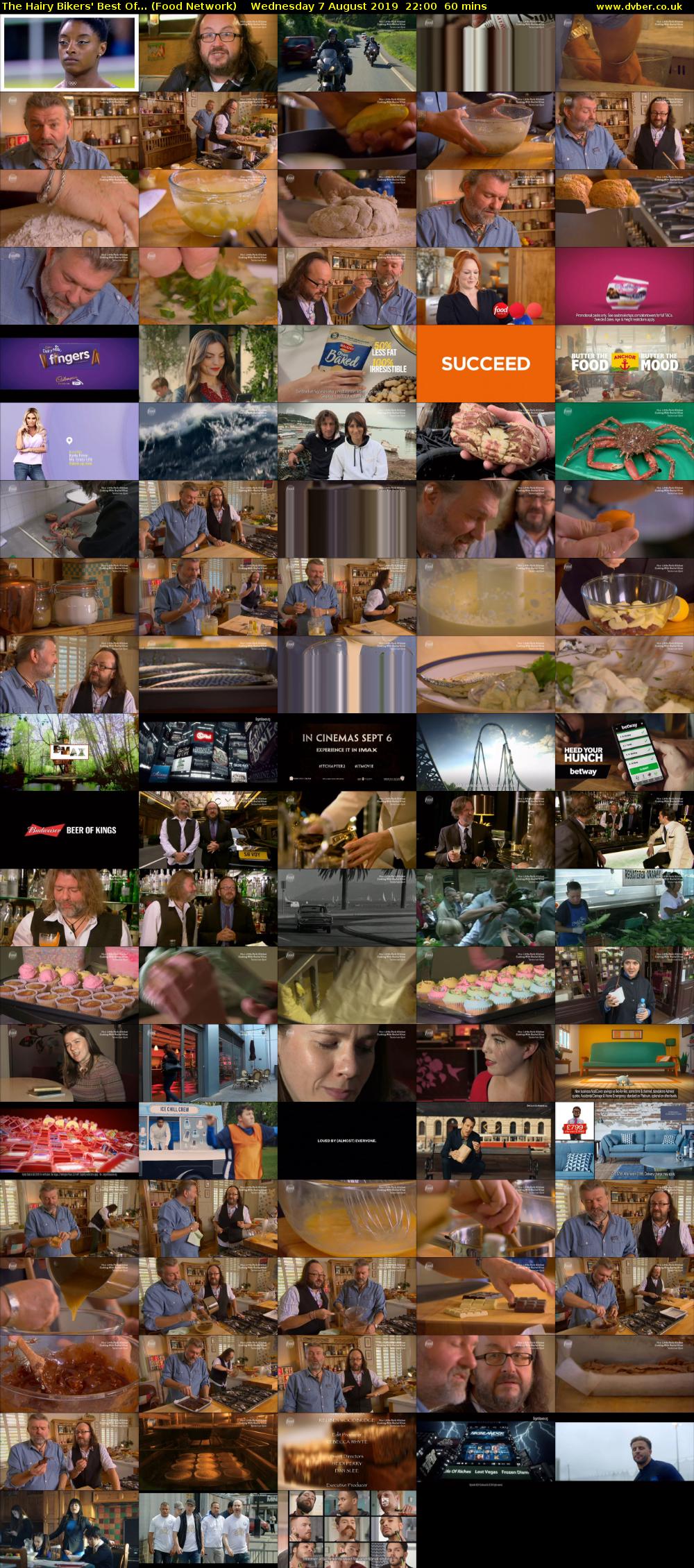 The Hairy Bikers' Best Of... (Food Network) Wednesday 7 August 2019 22:00 - 23:00