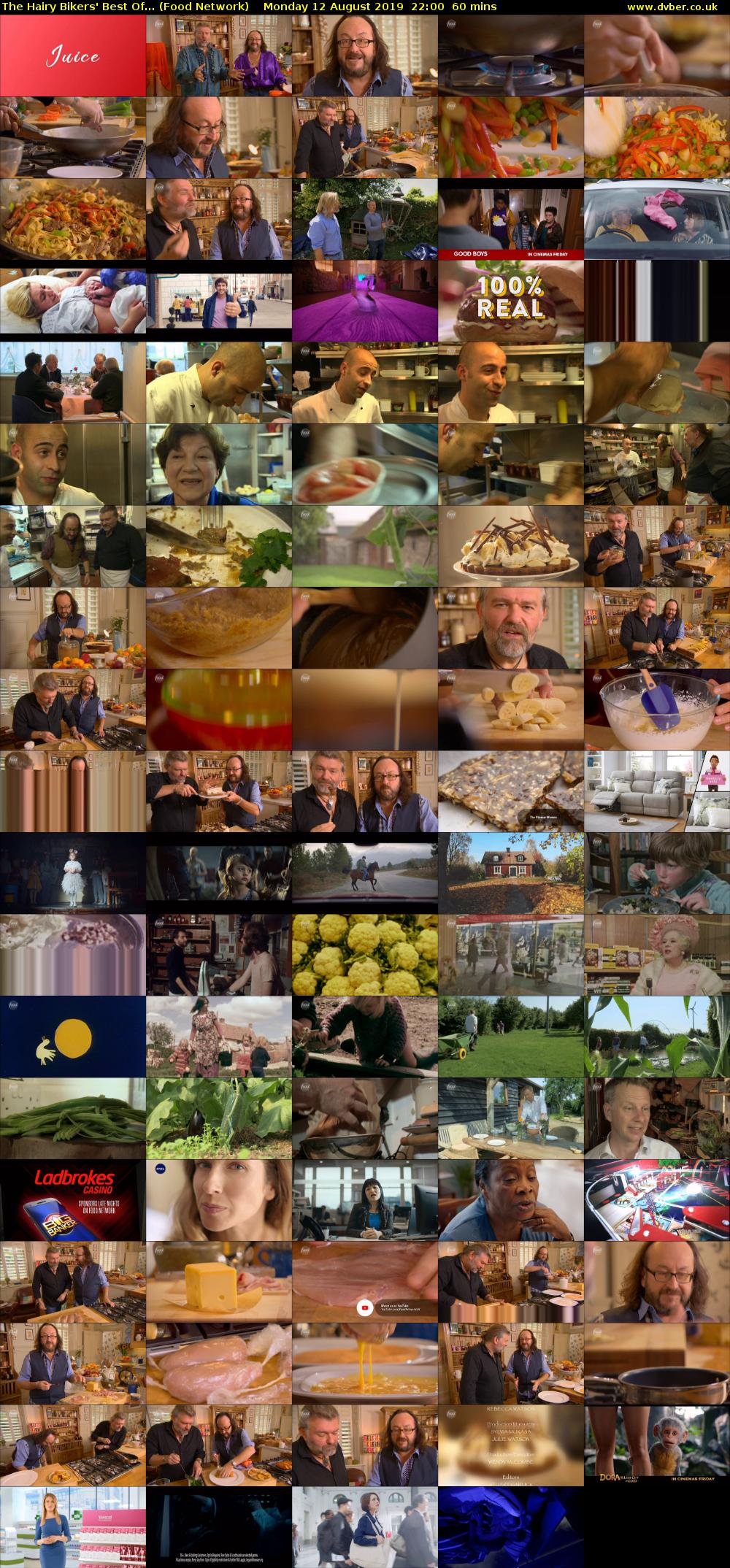 The Hairy Bikers' Best Of... (Food Network) Monday 12 August 2019 22:00 - 23:00