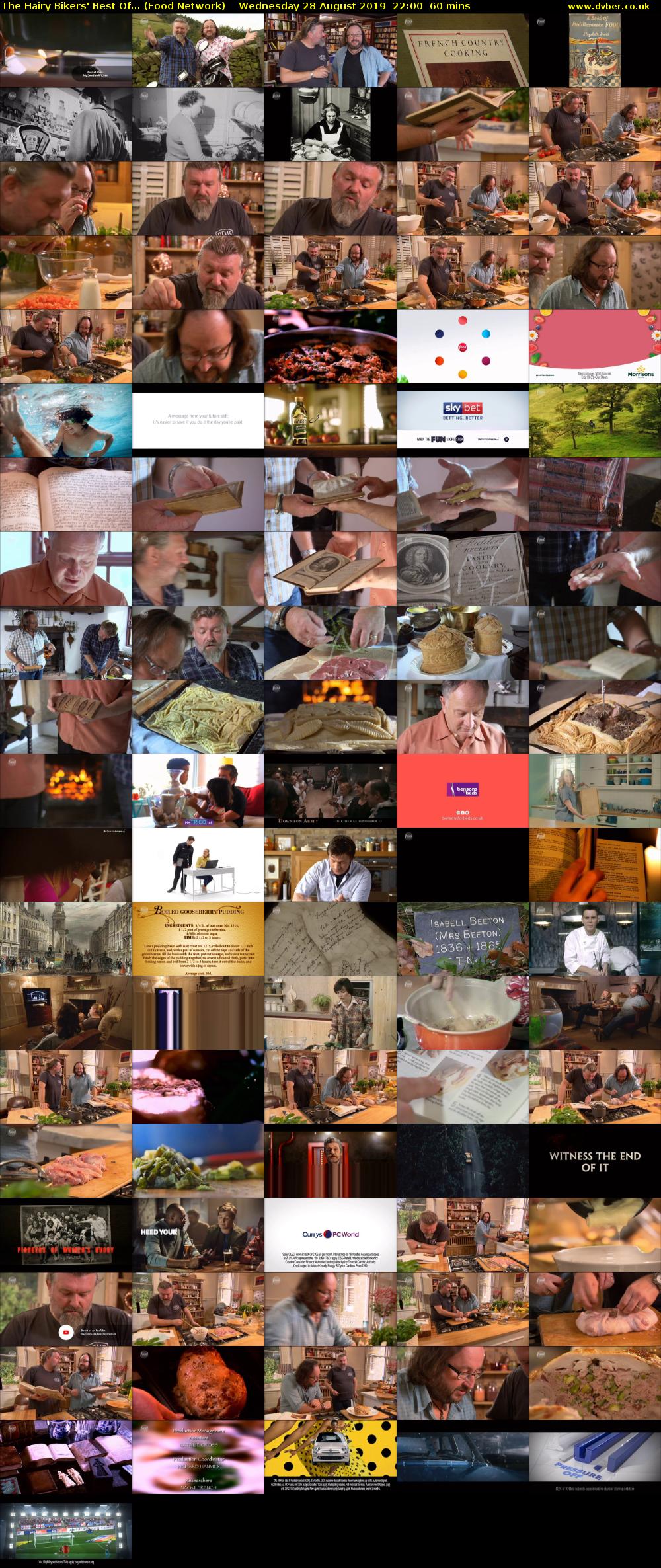 The Hairy Bikers' Best Of... (Food Network) Wednesday 28 August 2019 22:00 - 23:00