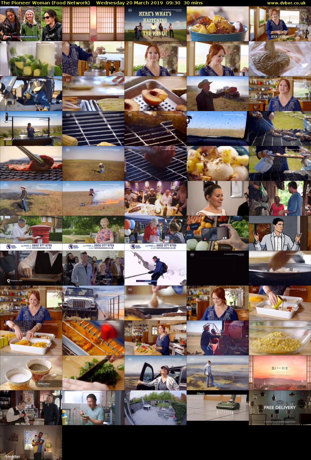 The Pioneer Woman (Food Network) Wednesday 20 March 2019 09:30 - 10:00