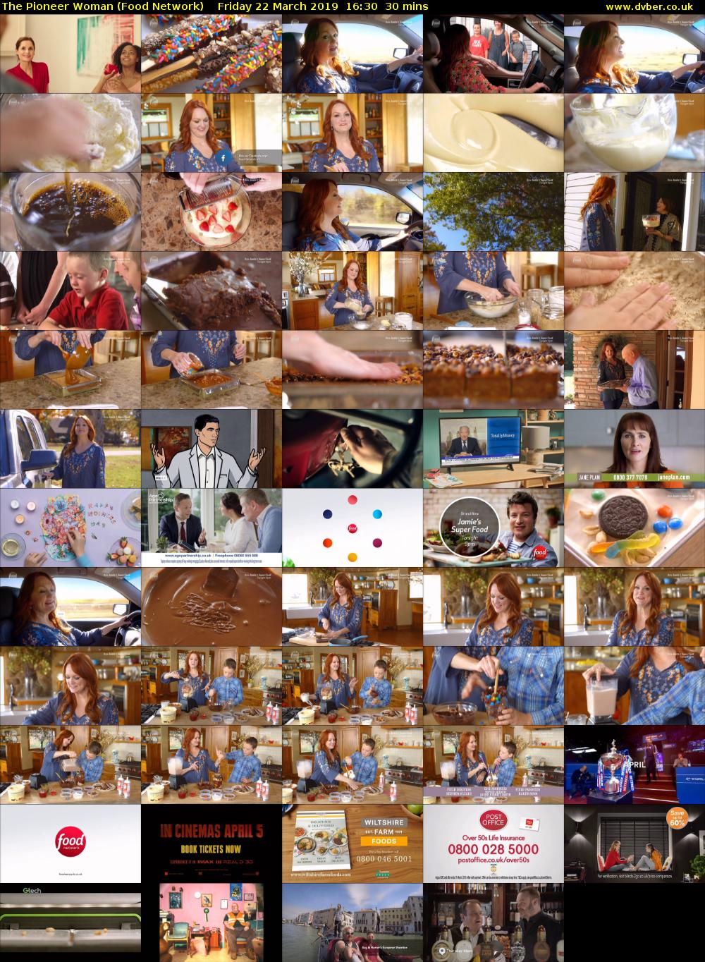 The Pioneer Woman (Food Network) Friday 22 March 2019 16:30 - 17:00