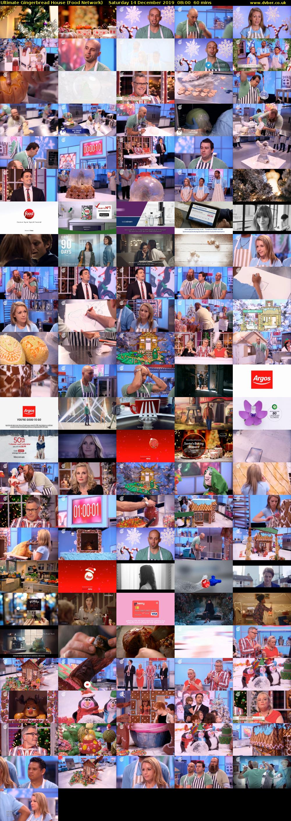 Ultimate Gingerbread House (Food Network) Saturday 14 December 2019 08:00 - 09:00