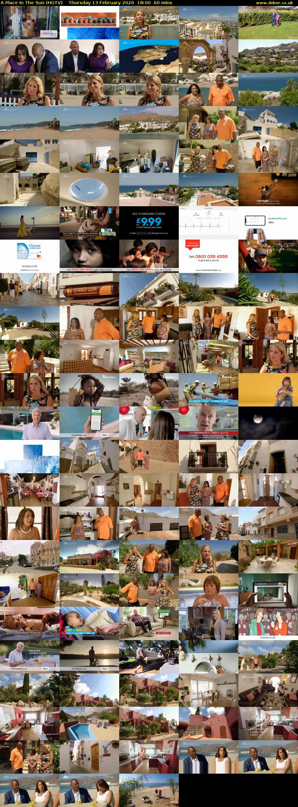 A Place In The Sun (HGTV) Thursday 13 February 2020 18:00 - 19:00