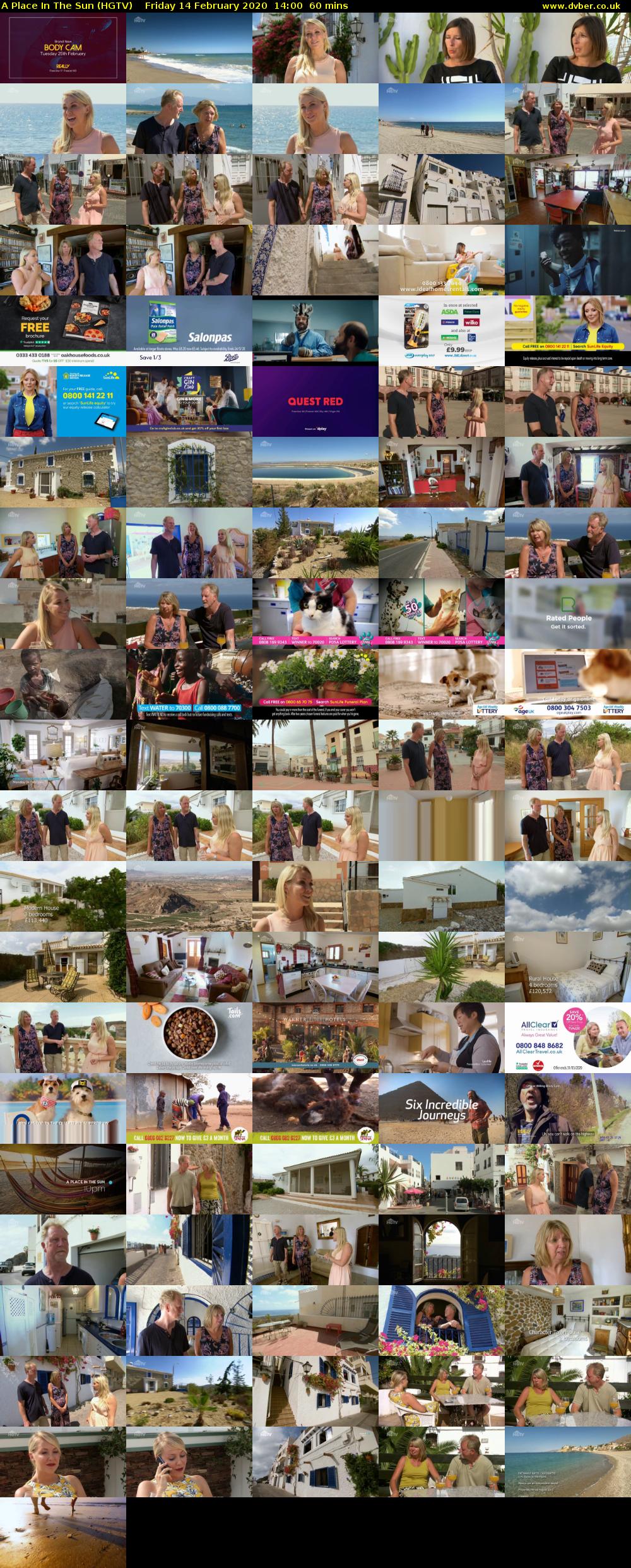 A Place In The Sun (HGTV) Friday 14 February 2020 14:00 - 15:00