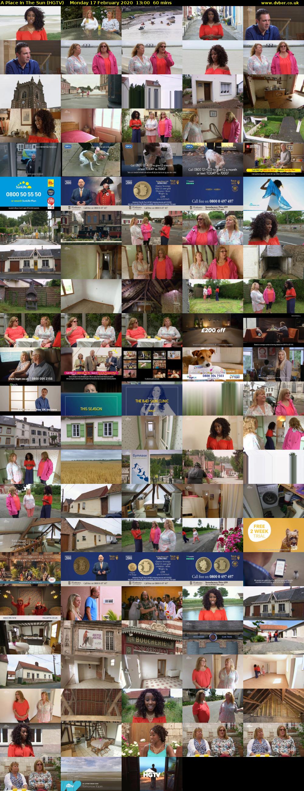 A Place In The Sun (HGTV) Monday 17 February 2020 13:00 - 14:00