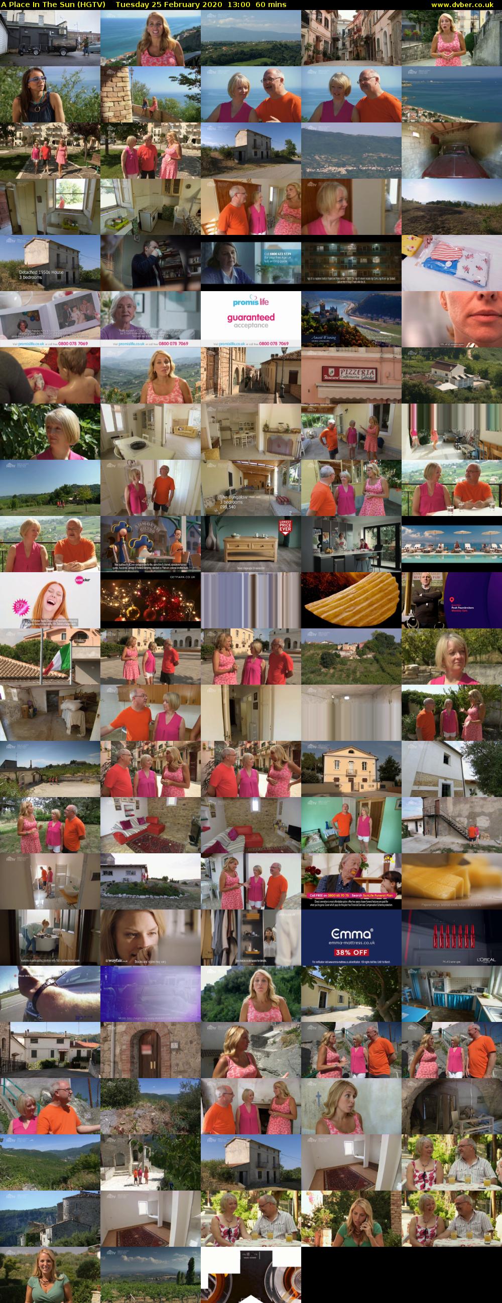 A Place In The Sun (HGTV) Tuesday 25 February 2020 13:00 - 14:00