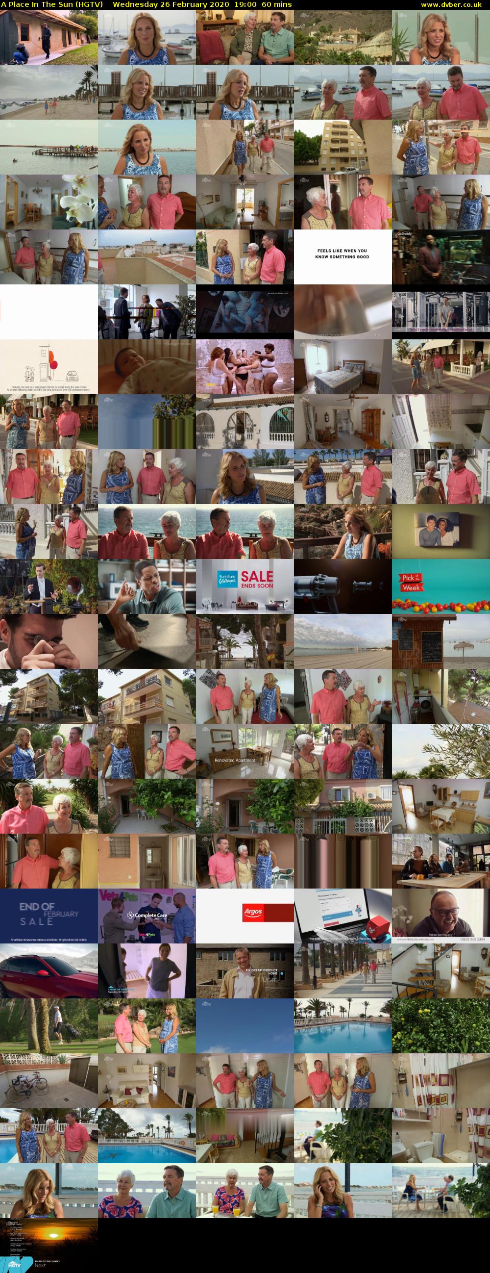 A Place In The Sun (HGTV) Wednesday 26 February 2020 19:00 - 20:00