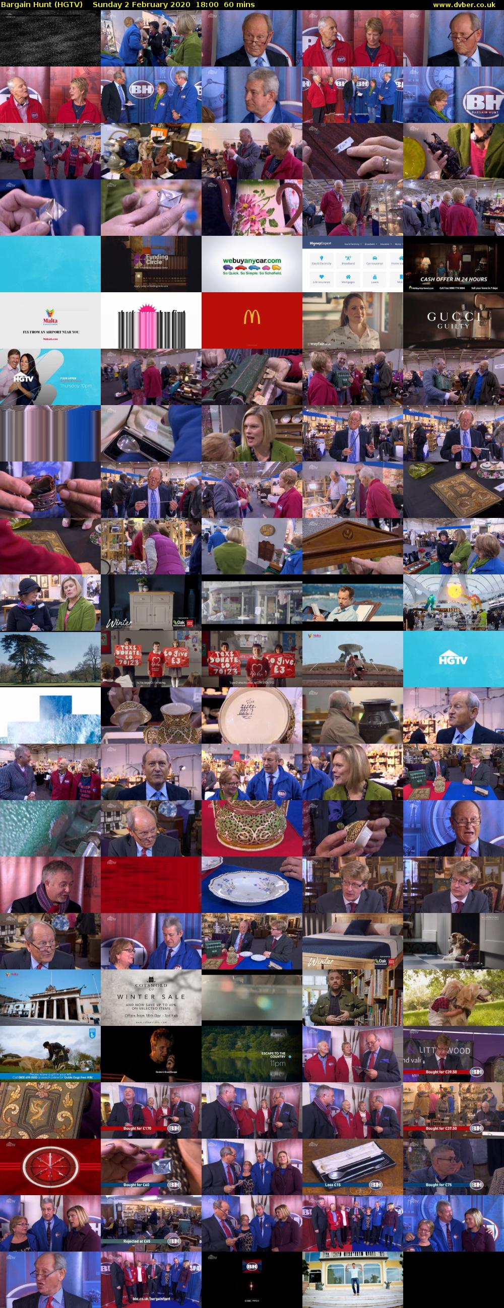Bargain Hunt (HGTV) Sunday 2 February 2020 18:00 - 19:00