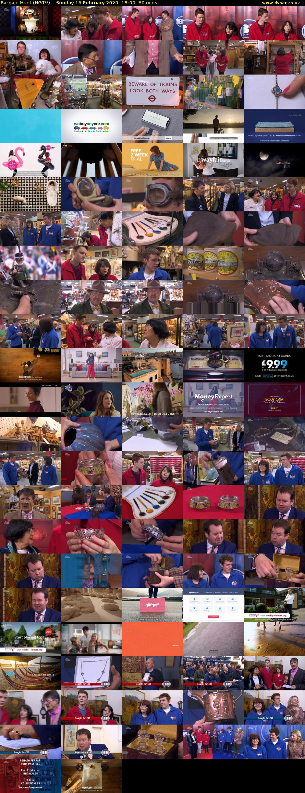 Bargain Hunt (HGTV) Sunday 16 February 2020 18:00 - 19:00