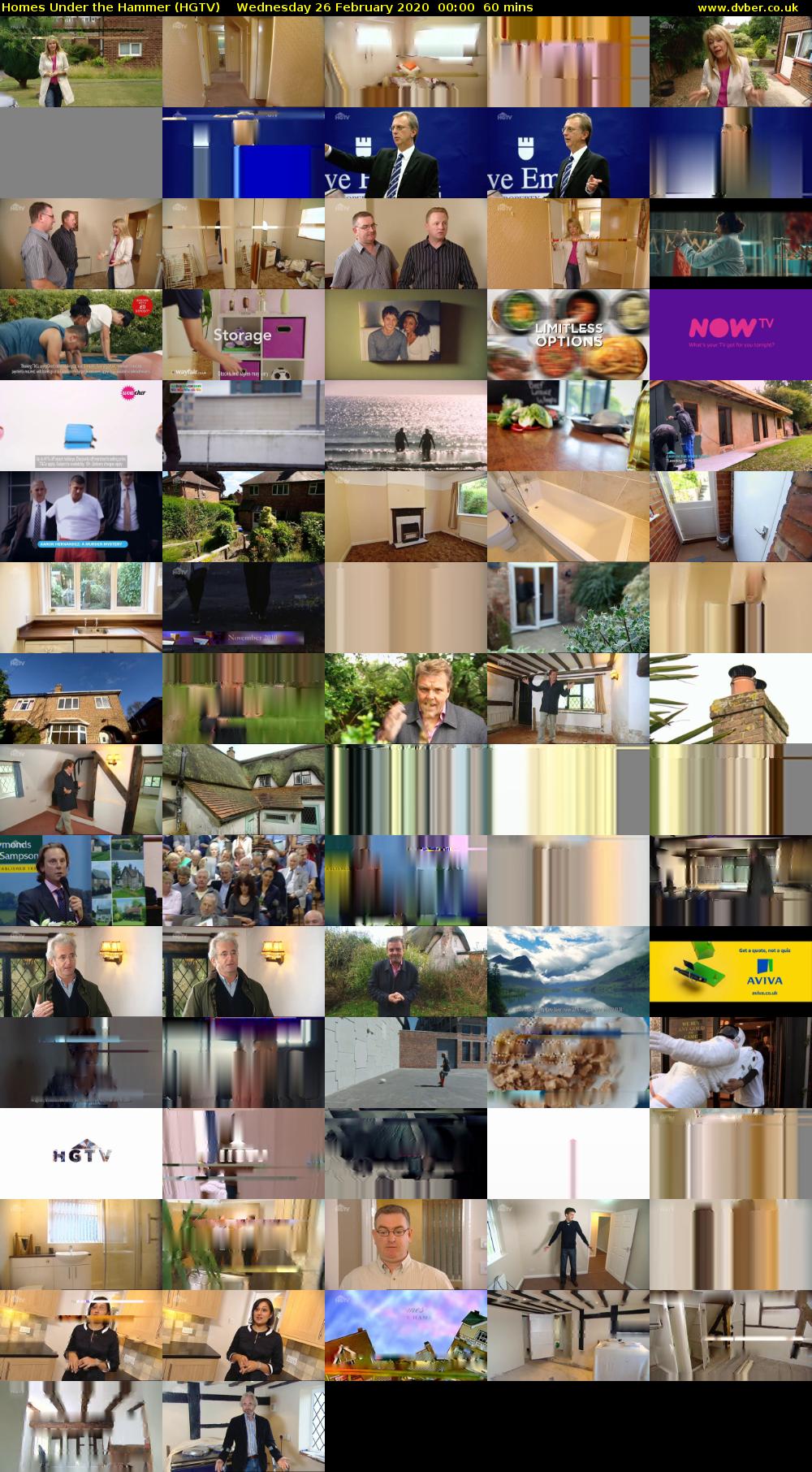 Homes Under the Hammer (HGTV) Wednesday 26 February 2020 00:00 - 01:00