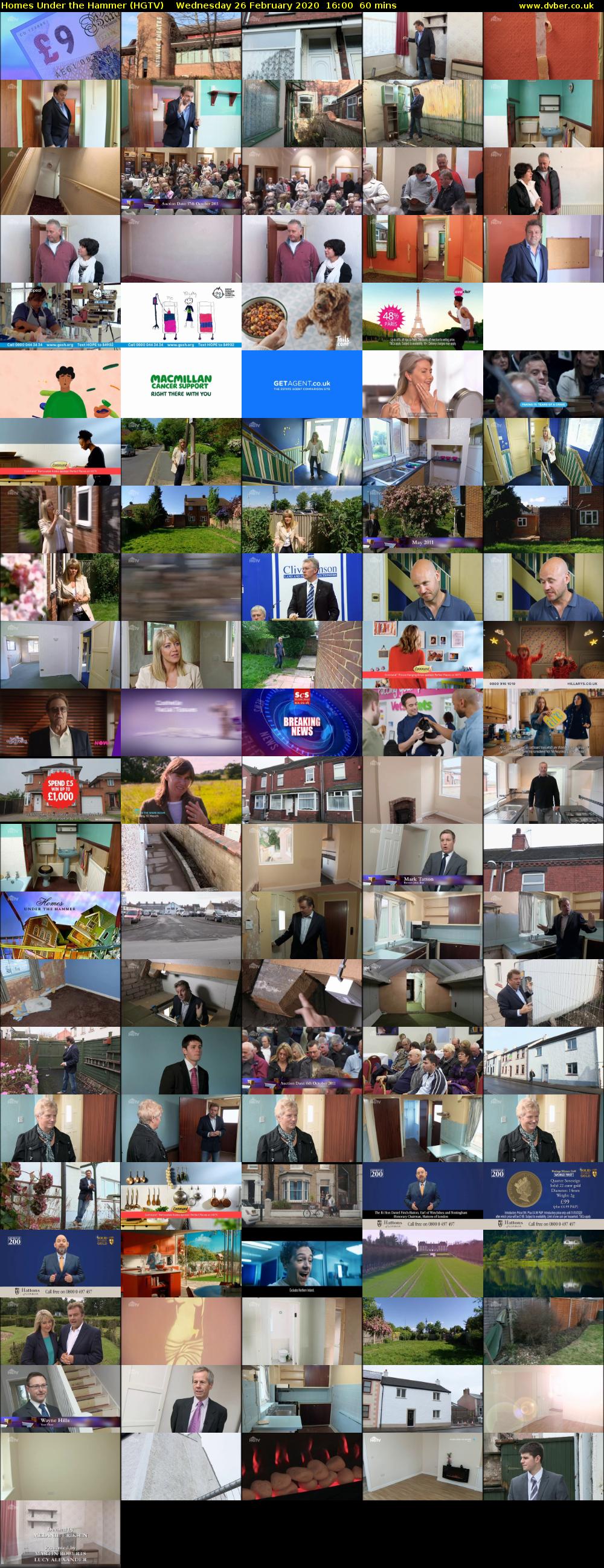 Homes Under the Hammer (HGTV) Wednesday 26 February 2020 16:00 - 17:00