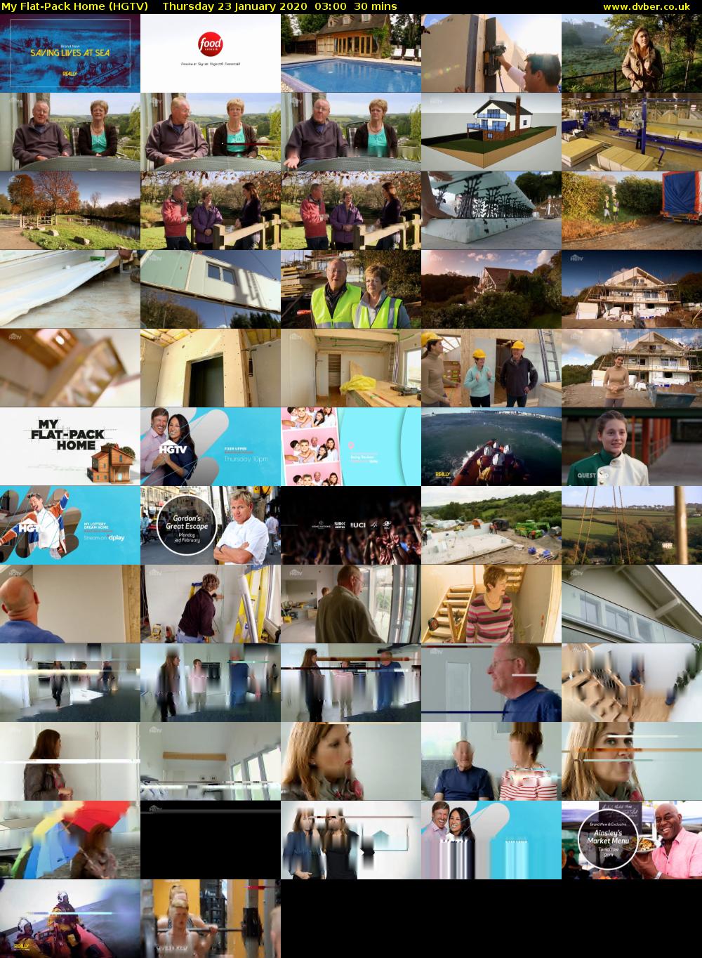 My Flat-Pack Home (HGTV) Thursday 23 January 2020 03:00 - 03:30