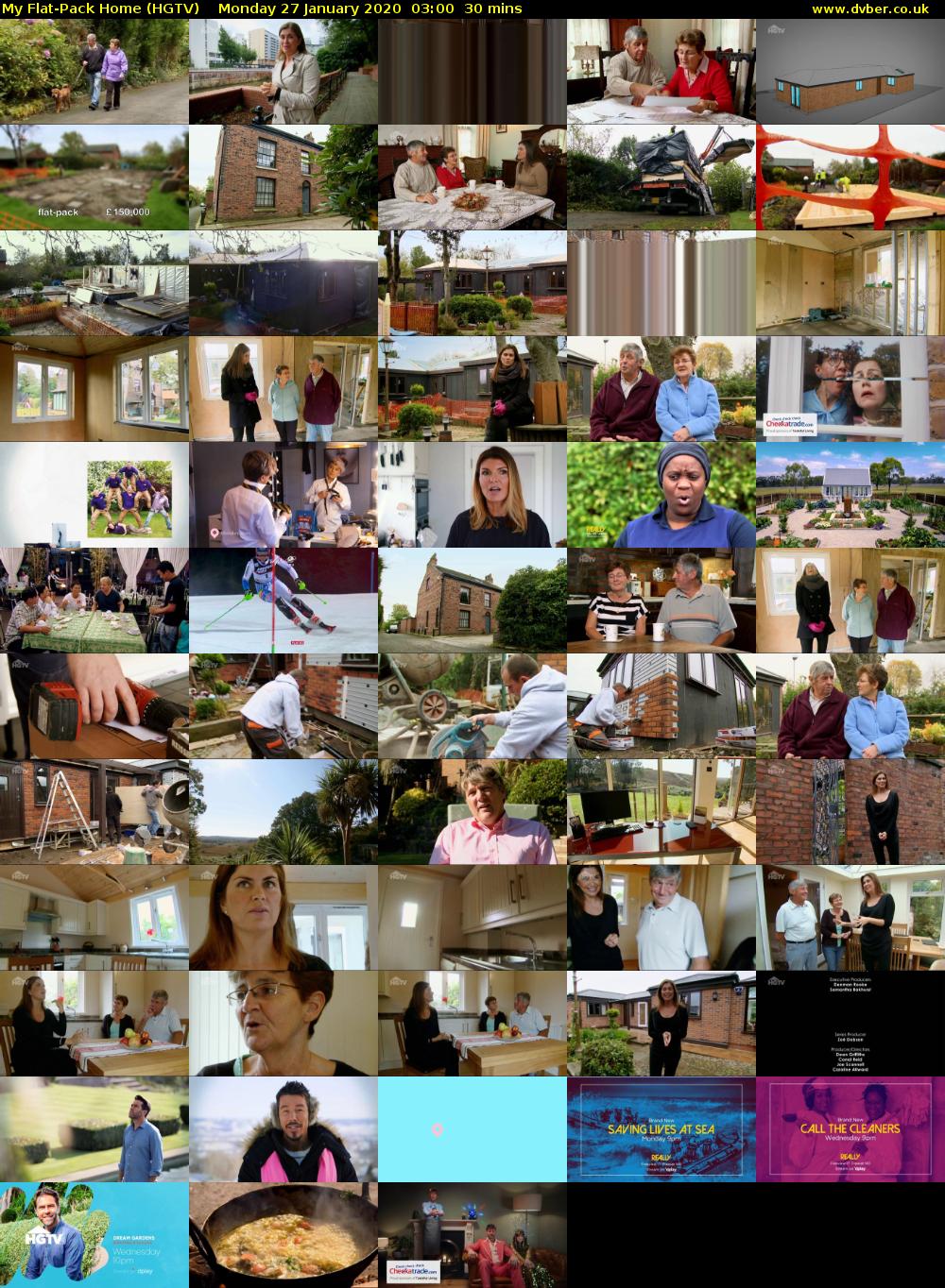 My Flat-Pack Home (HGTV) Monday 27 January 2020 03:00 - 03:30