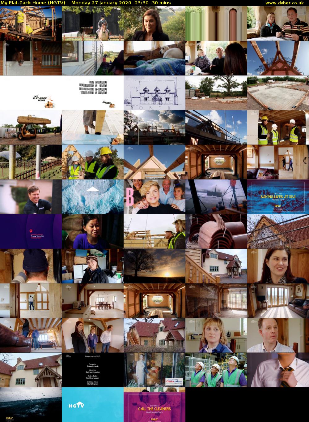 My Flat-Pack Home (HGTV) Monday 27 January 2020 03:30 - 04:00