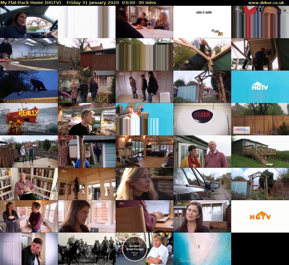 My Flat-Pack Home (HGTV) Friday 31 January 2020 03:00 - 03:30