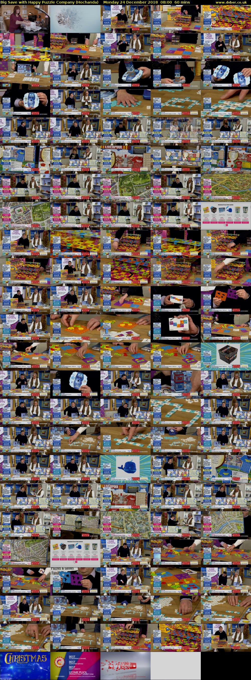 Big Save with Happy Puzzle Company (Hochanda) Monday 24 December 2018 08:00 - 09:00