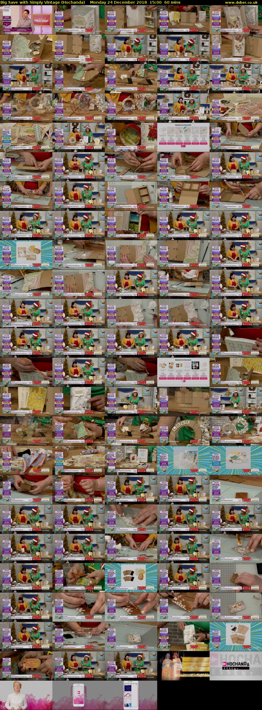 Big Save with Simply Vintage (Hochanda) Monday 24 December 2018 15:00 - 16:00
