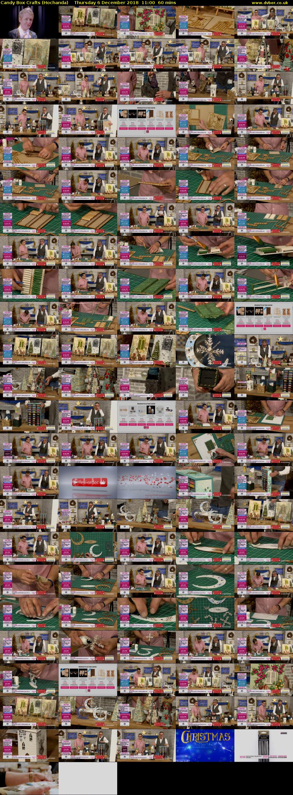 Candy Box Crafts (Hochanda) Thursday 6 December 2018 11:00 - 12:00