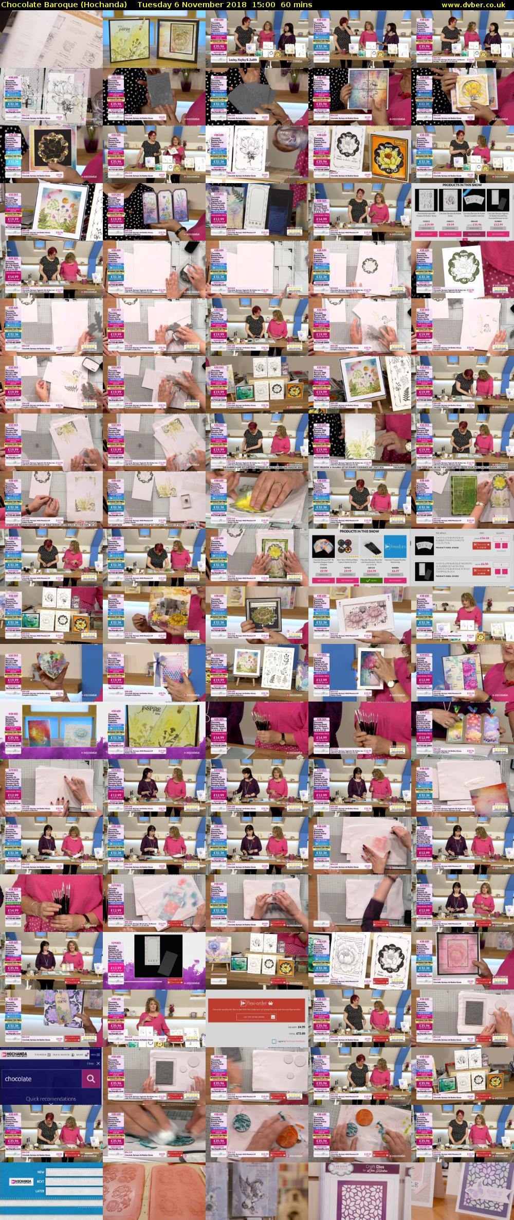 Chocolate Baroque (Hochanda) Tuesday 6 November 2018 15:00 - 16:00