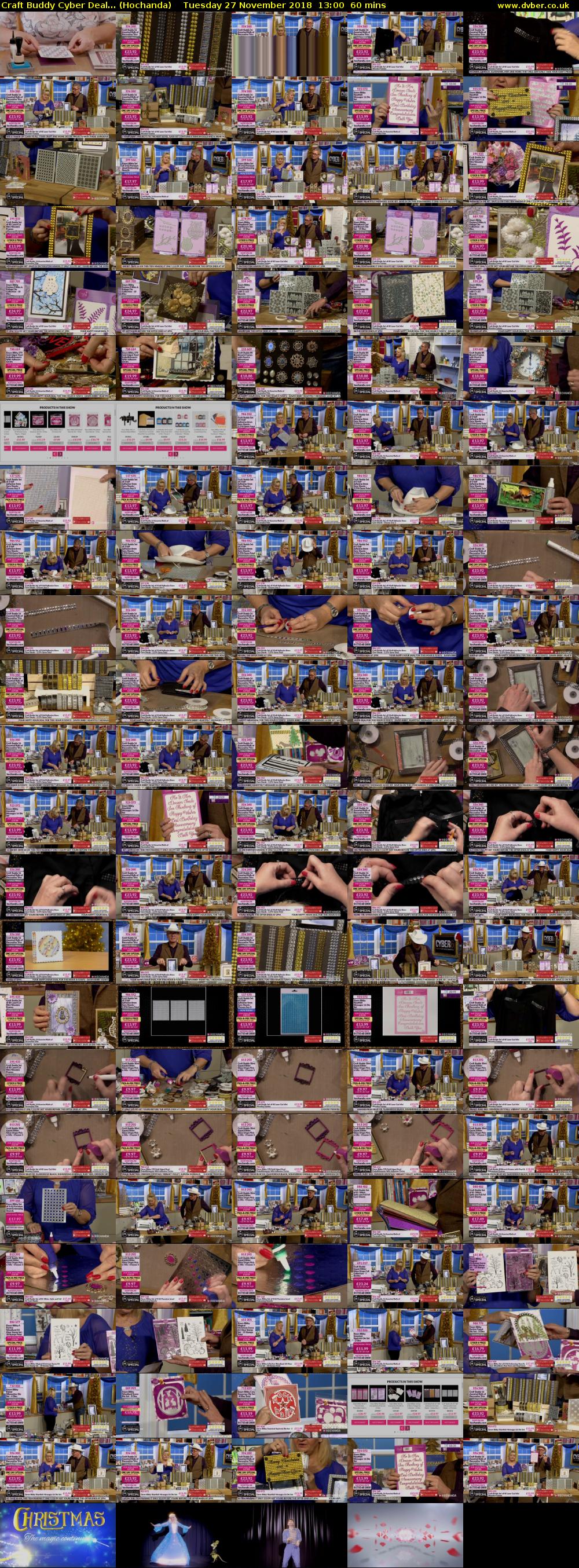 Craft Buddy Cyber Deal... (Hochanda) Tuesday 27 November 2018 13:00 - 14:00